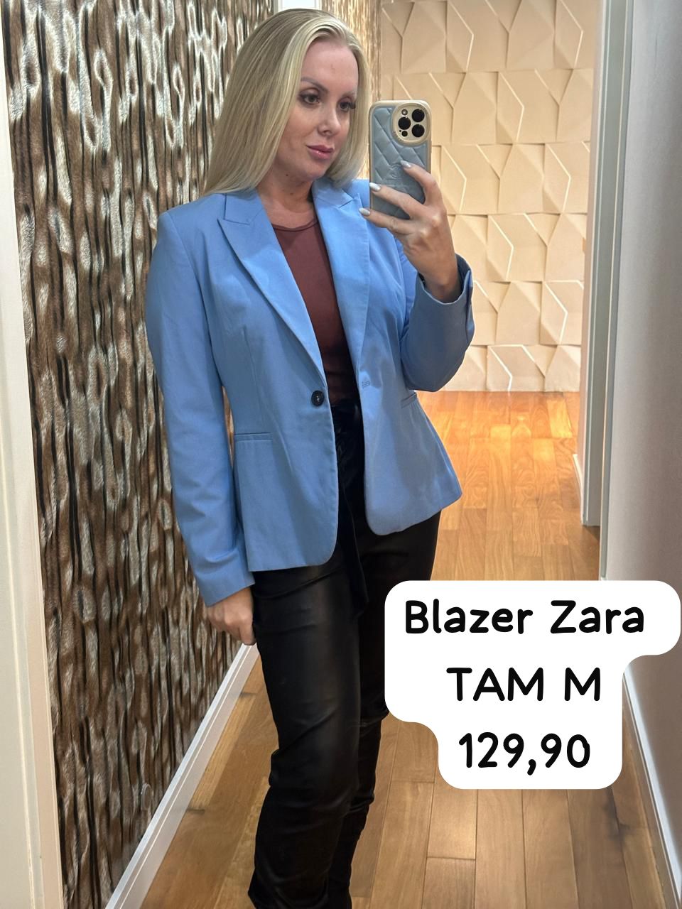 Blazer Azul Claro